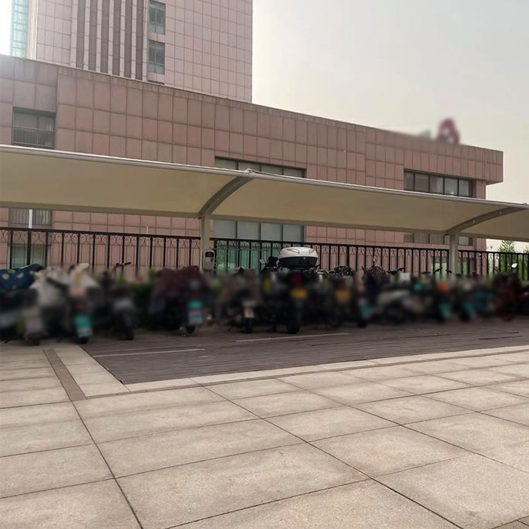 牙克石市膜结构电动车棚